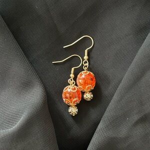 Sylus: Love and Deepspace red Evol earrings